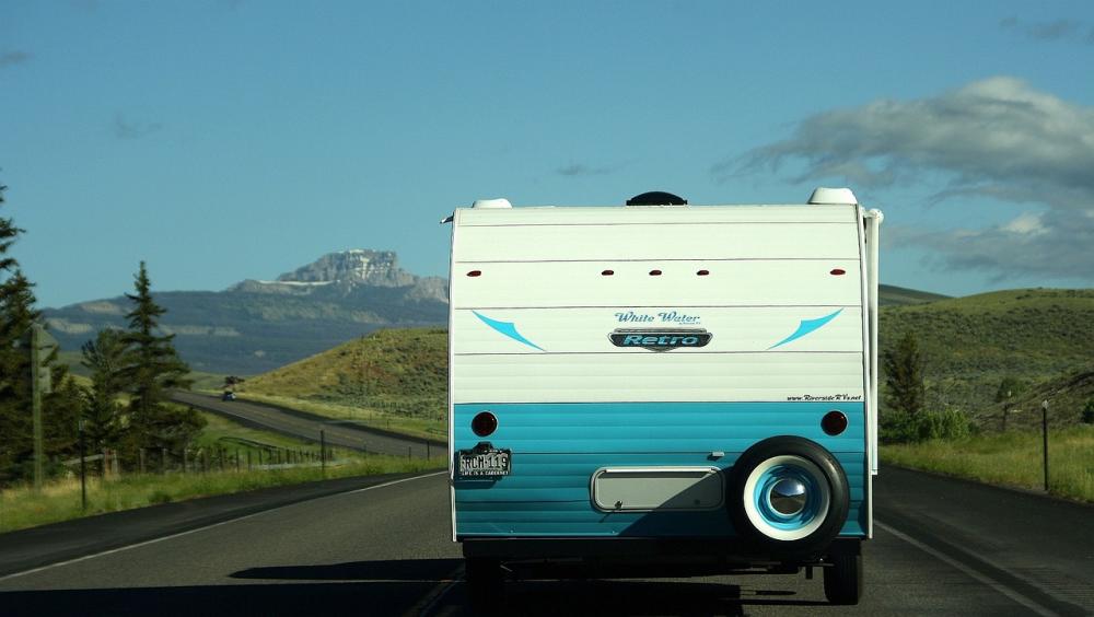 arrière camping car